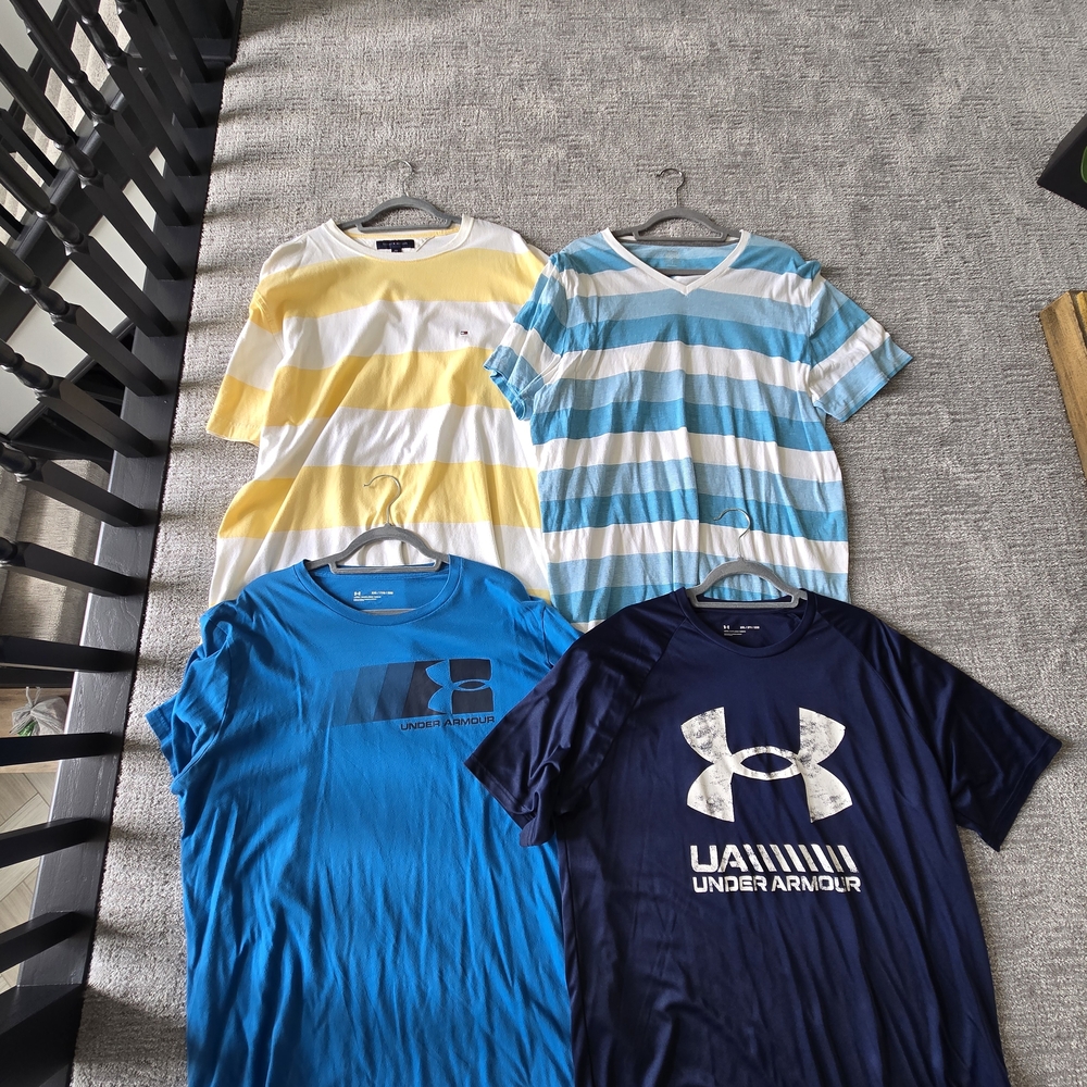 Under Armour Navy and Bright Blue Short Sleeve Logo Tees (2-Pack)